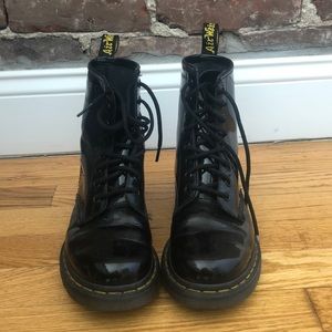 Black patent dr martens